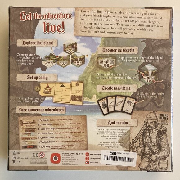Robinson Crusoe, 2nd edition board game (NIB new) - Picture 2 of 4